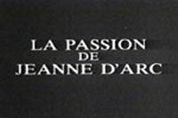 La pasión de Juana de Arco (The passion of Joan of Arc)